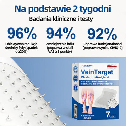 ✅ 👩‍⚕️👩‍⚕️ Healrize® VeinTarget mikro-tűs tapasz ⚡ Azonnali enyhülés, hosszan tartó eredmények