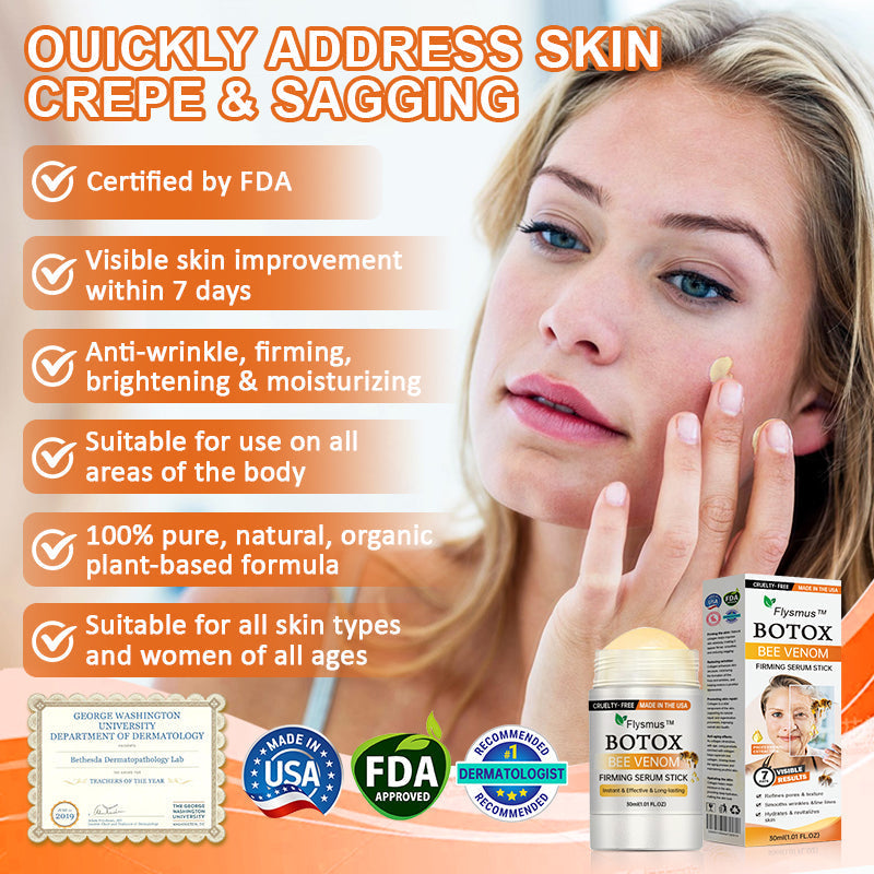 🐝Az USA-ban készült és onnan szállítva✨Flysmus™ Botox Méhméreg Feszesítő Szérum Stift🔥UTOLSÓ NAP – 70% KEDVEZMÉNY
