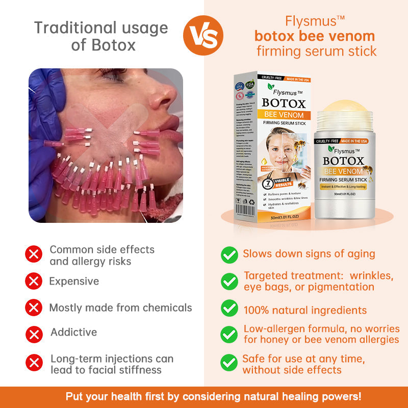 🐝Az USA-ban készült és onnan szállítva✨Flysmus™ Botox Méhméreg Feszesítő Szérum Stift🔥UTOLSÓ NAP – 70% KEDVEZMÉNY